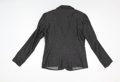 Next Womens Black Polyester Jacket Suit Jacket Size 12