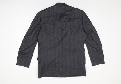 Next Mens Blue Wool Jacket Suit Jacket Size 38 Regular