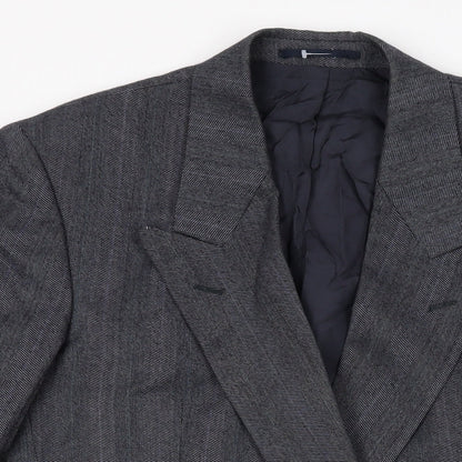 Next Mens Blue Wool Jacket Suit Jacket Size 38 Regular