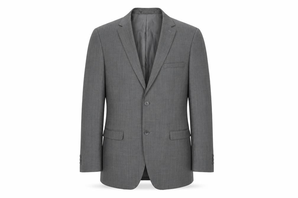 NEXT Mens Grey Polyester Jacket Suit Jacket Size 40 Regular