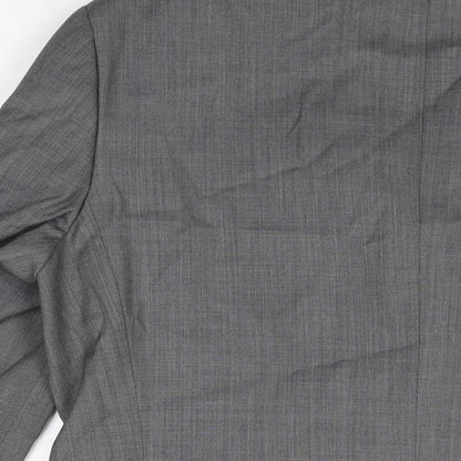 Next Mens Grey Polyester Jacket Suit Jacket Size 40 Regular