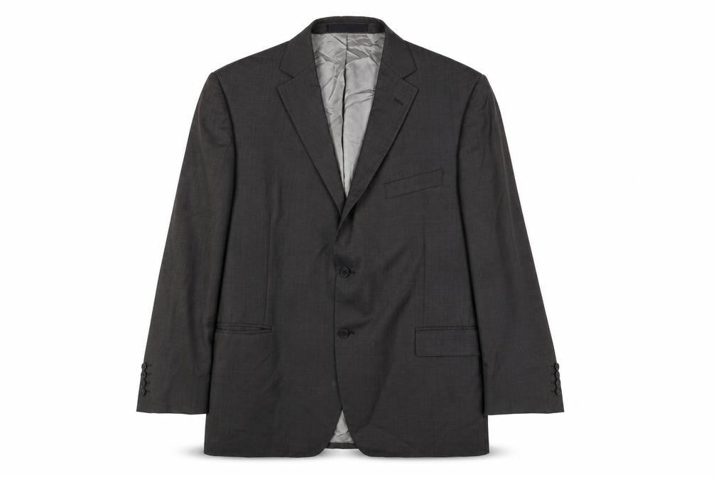 Marks & Spencer Mens Grey Wool Jacket Suit Jacket Size 46 Regular