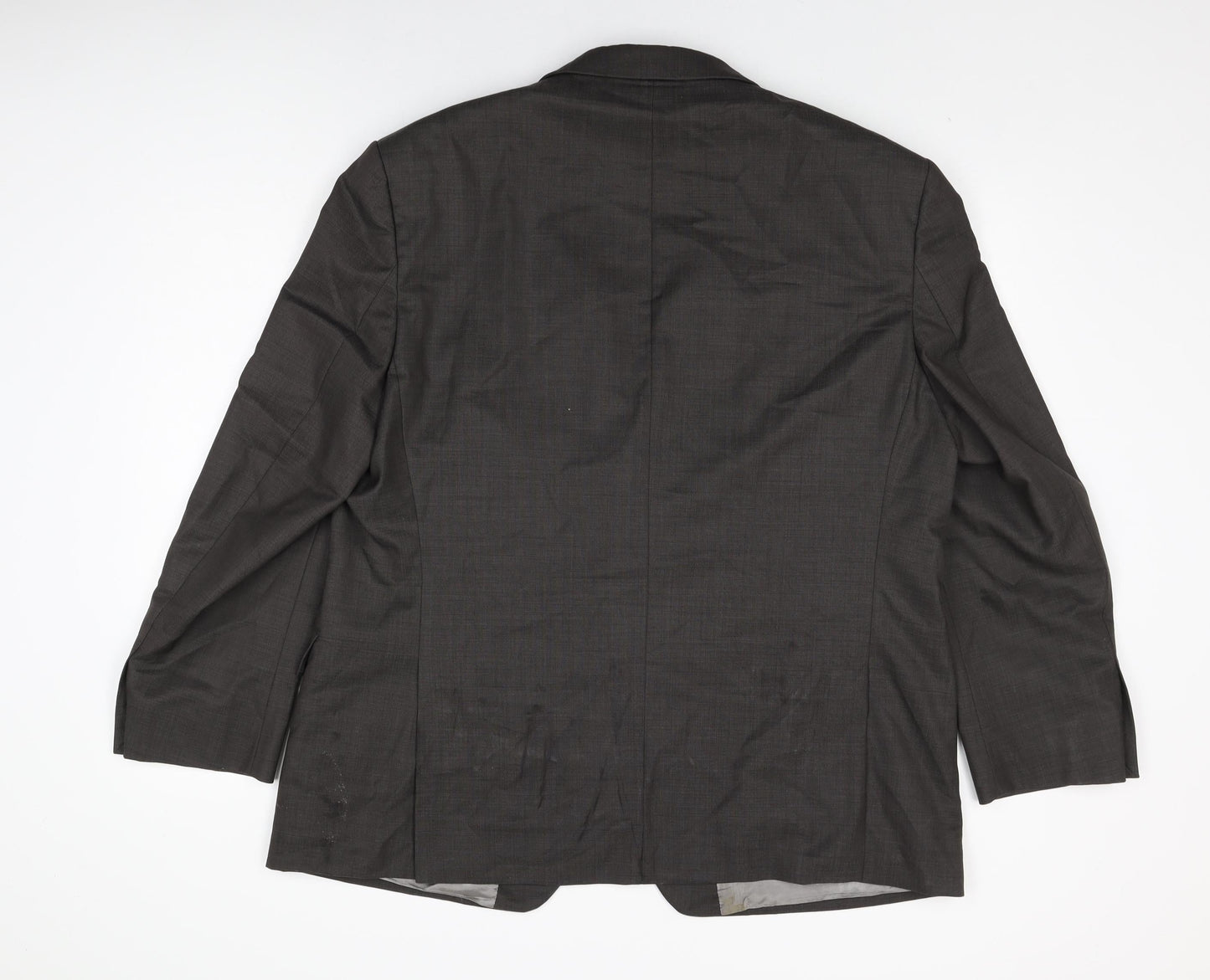 Marks and Spencer Mens Grey Wool Jacket Suit Jacket Size 46 Regular