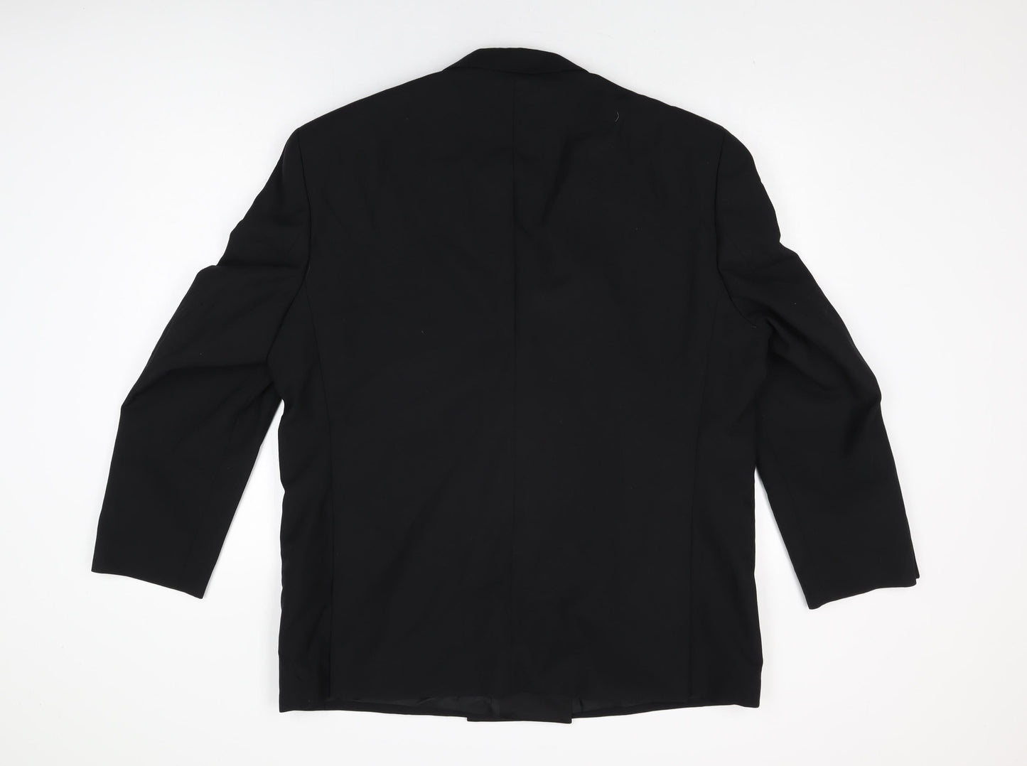 Mr Harry Mens Black Polyester Jacket Suit Jacket Size 48 Regular