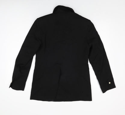Zara Womens Black Jacket Size M Button