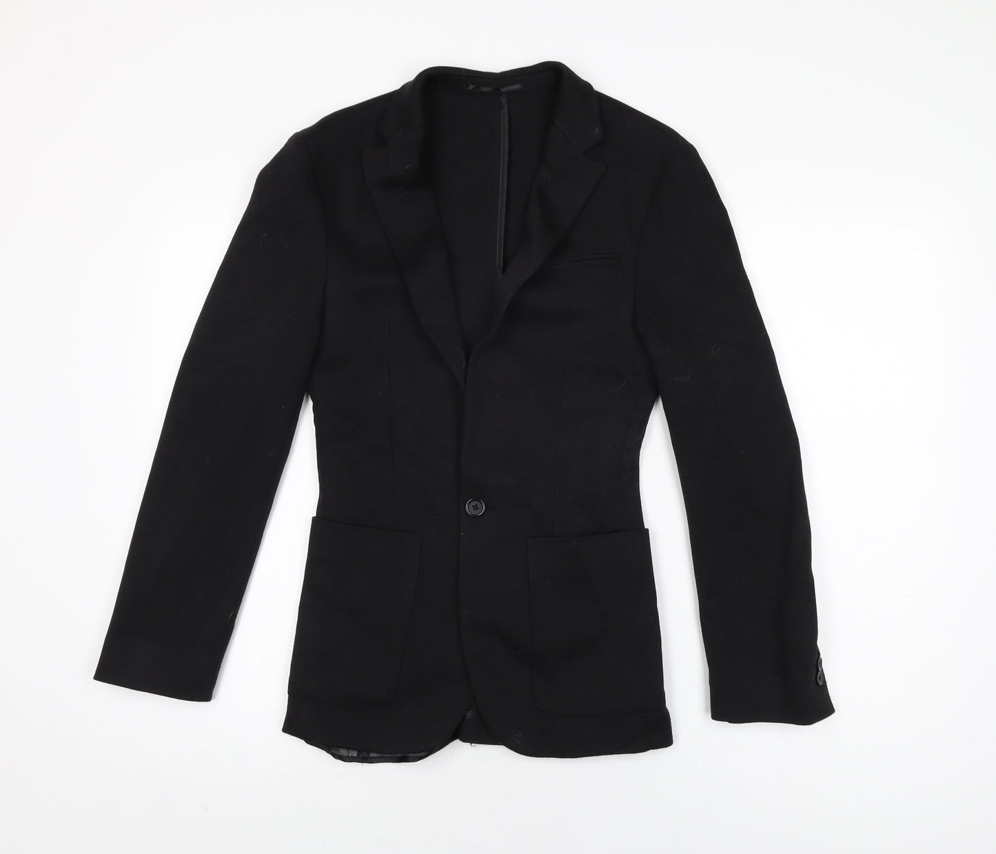 ASOS Womens Black Jacket Blazer Size S Button