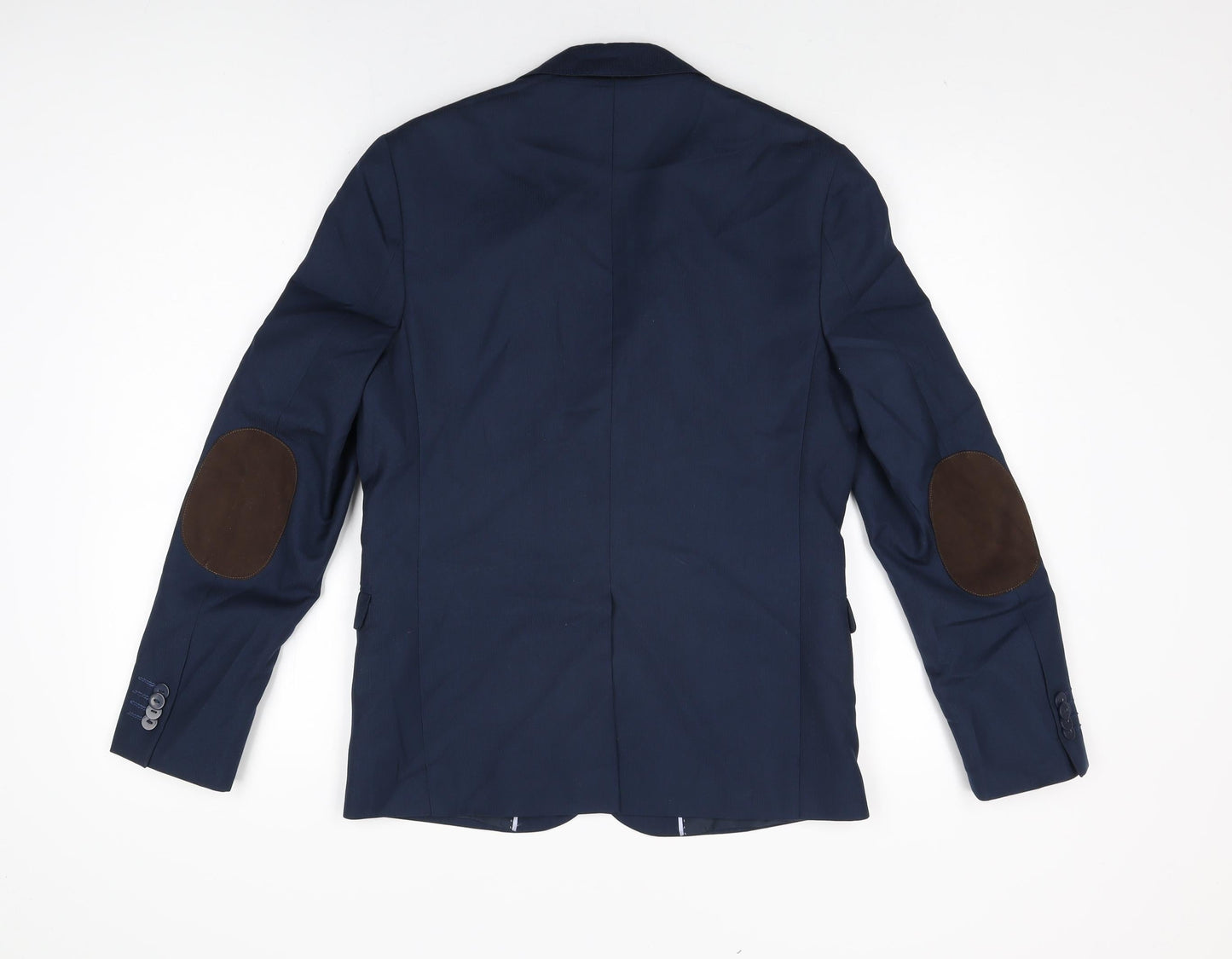 Outfitters Nation Mens Blue Polyester Jacket Suit Jacket Size S Regular