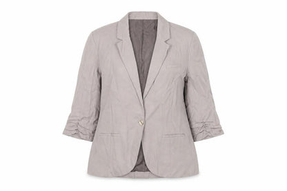 Topshop Womens Grey Jacket Blazer Size 16 Button