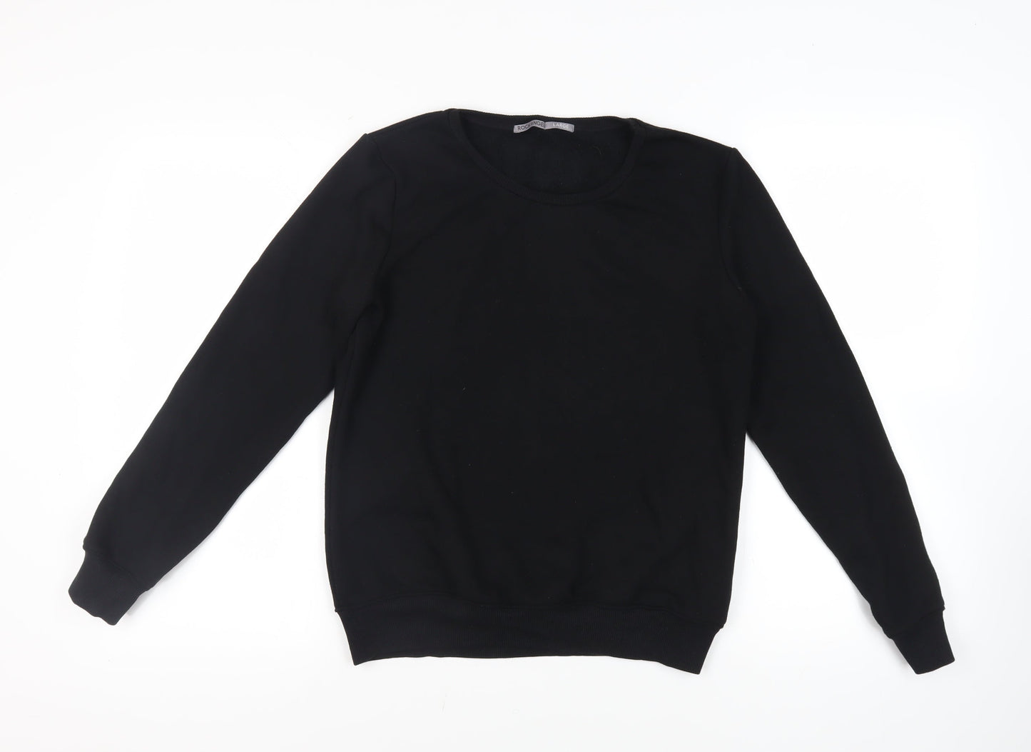 Rock Angel Womens Black Polyester Pullover Sweatshirt Size L Pullover - Kanye