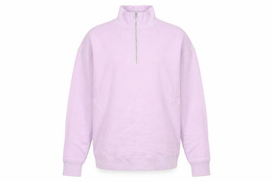 Marks and Spencer Womens Purple Cotton Pullover Sweatshirt Size 8 Zip