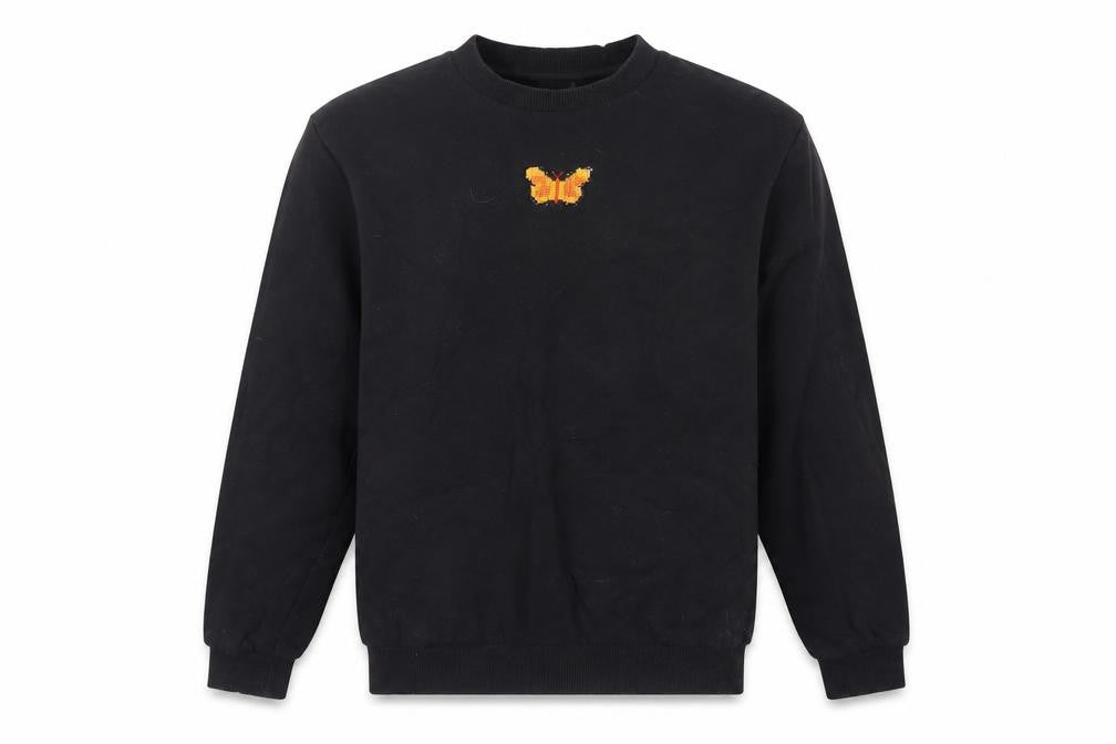ASOS Womens Black Cotton Pullover Sweatshirt Size 2XS Pullover - Butterfly