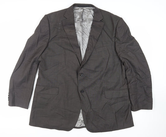 Marks and Spencer Mens Grey Wool Jacket Suit Jacket Size 48 Regular