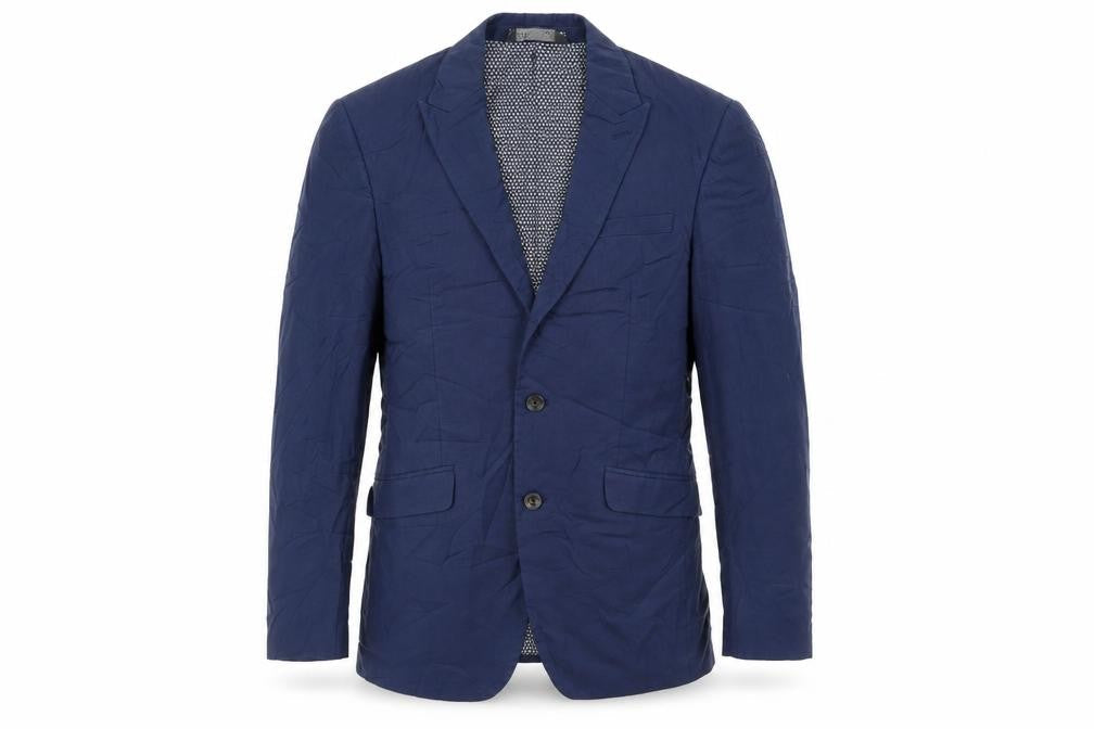 Marks & Spencer Mens Blue Polyester Jacket Suit Jacket Size 36 Regular