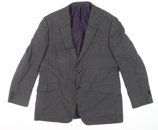 Marks and Spencer Mens Grey Wool Jacket Suit Jacket Size 44 Regular