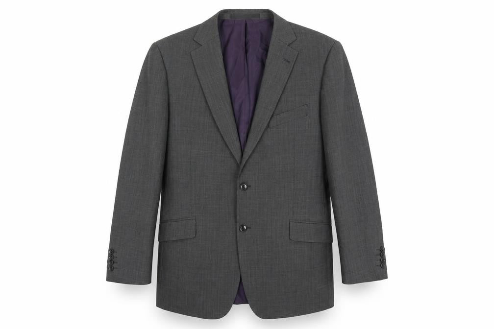 Marks & Spencer Mens Grey Wool Jacket Suit Jacket Size 44 Regular