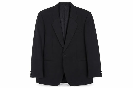 Weidenmann Mens Black Polyester Tuxedo Suit Jacket Size 40 Regular