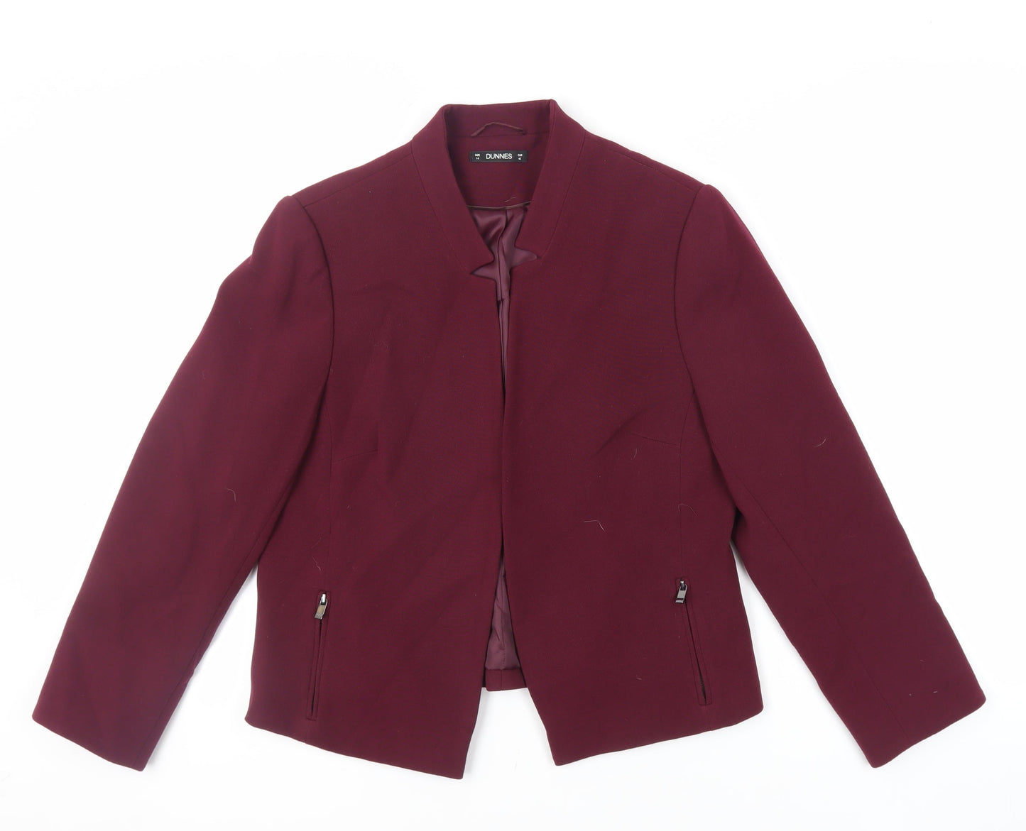 Dunnes Stores Womens Purple Jacket Blazer Size 14 - Open