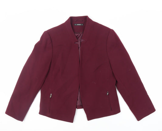 Dunnes Stores Womens Purple Jacket Blazer Size 14 - Open