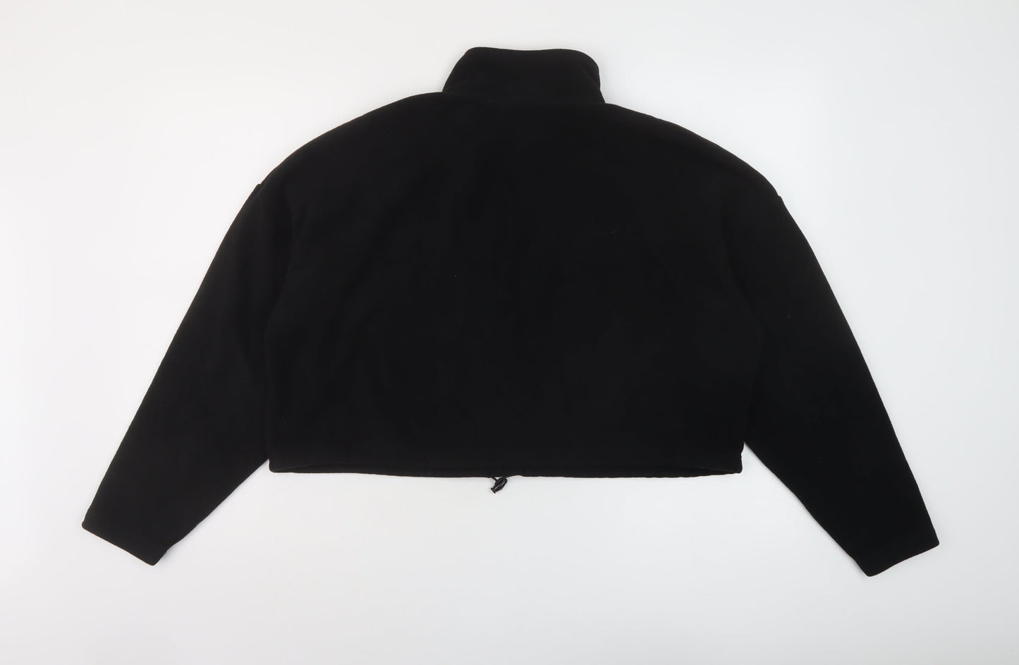 FACTORIE Womens Black Polyester Pullover Sweatshirt Size S Zip