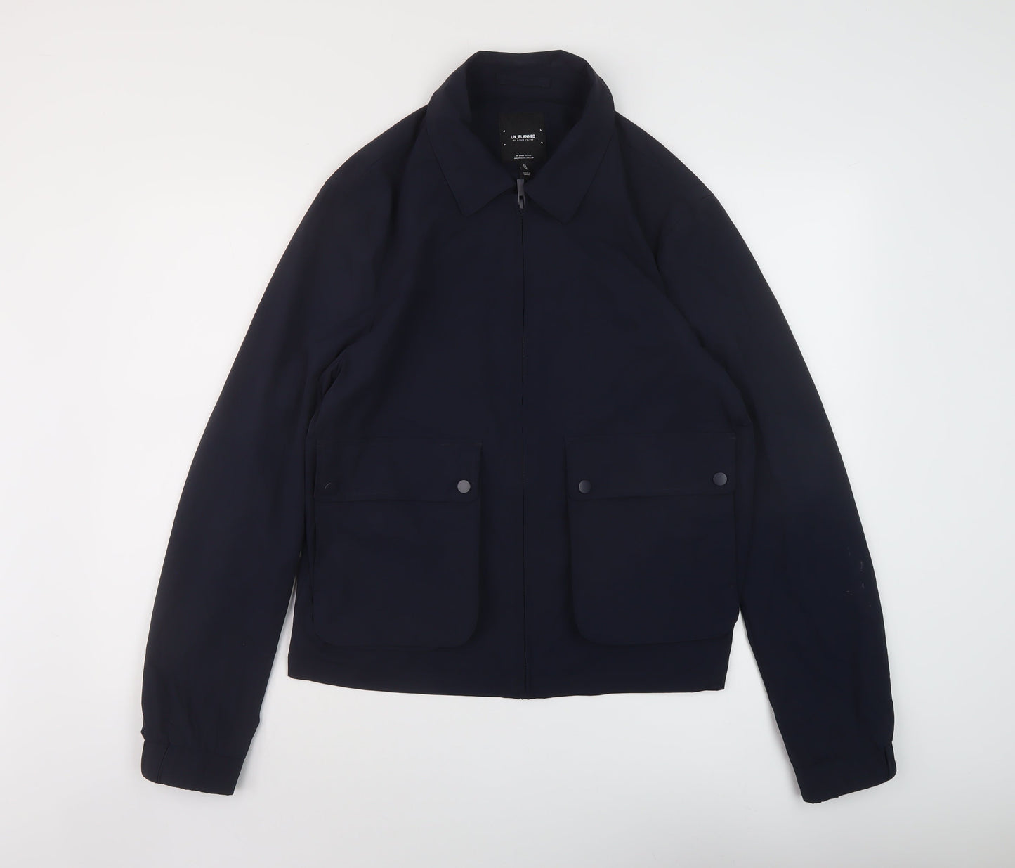River Is Mens Blue Jacket Size M Zip