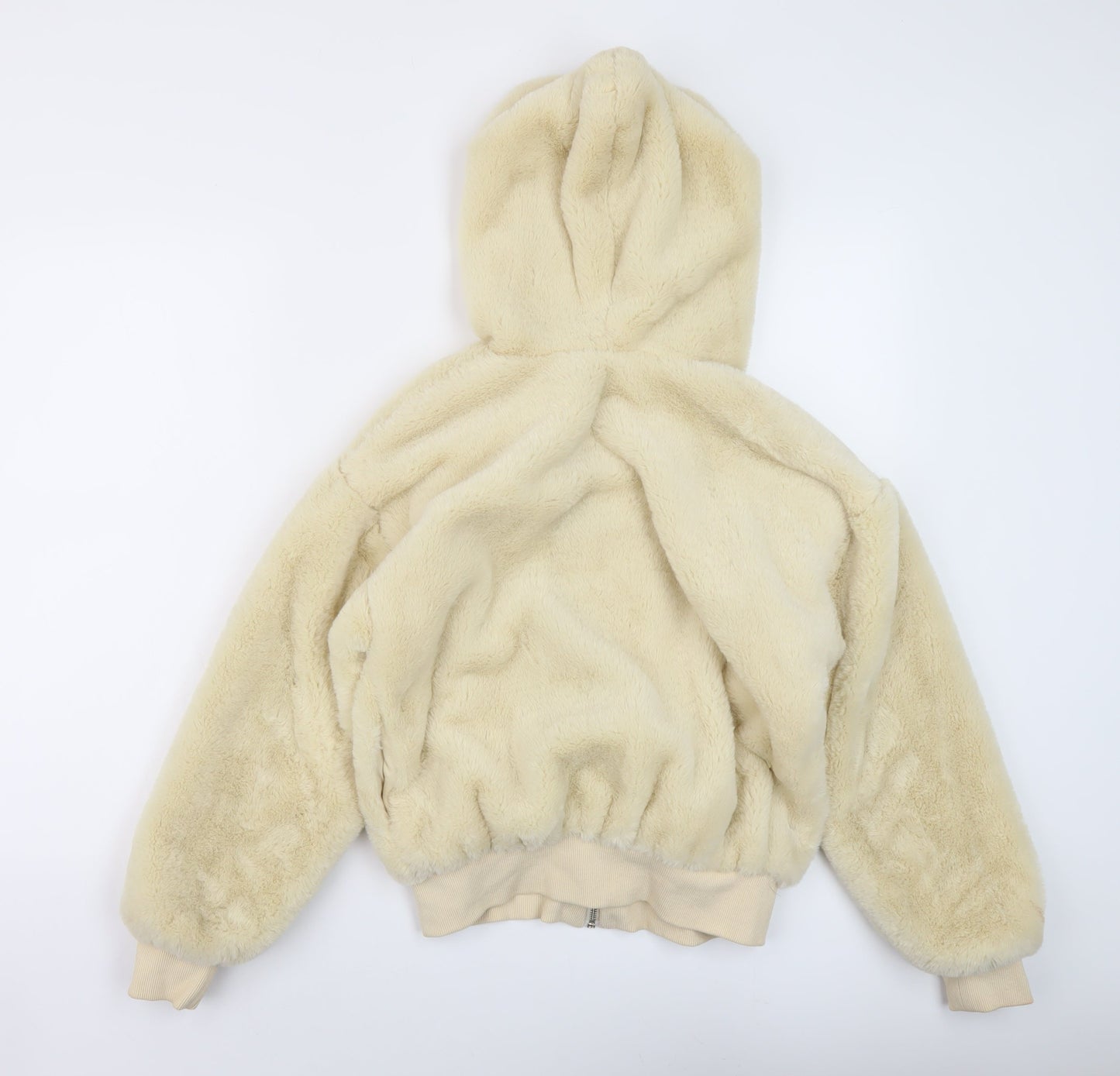 Topshop Womens Ivory Jacket Size S Zip