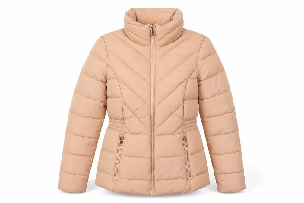 Dorothy Perkins Womens Pink Puffer Jacket Coat Size 6 Zip