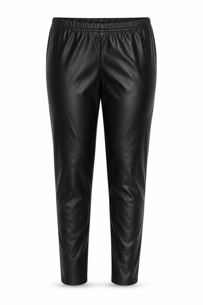 PRETTYLITTLETHING Womens Black Polyester Jegging Trousers Size 12 L26 in Regular