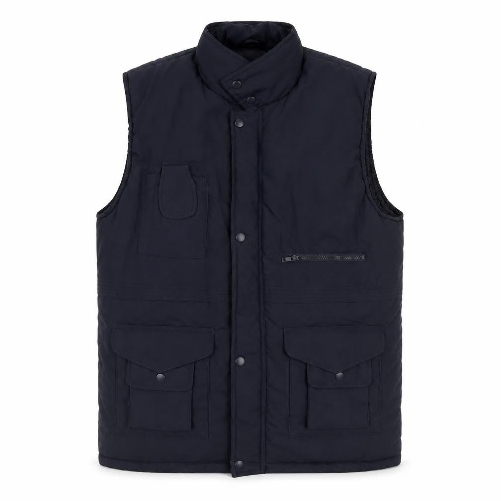 Fortress Mens Blue Gilet Waistcoat Size L Zip