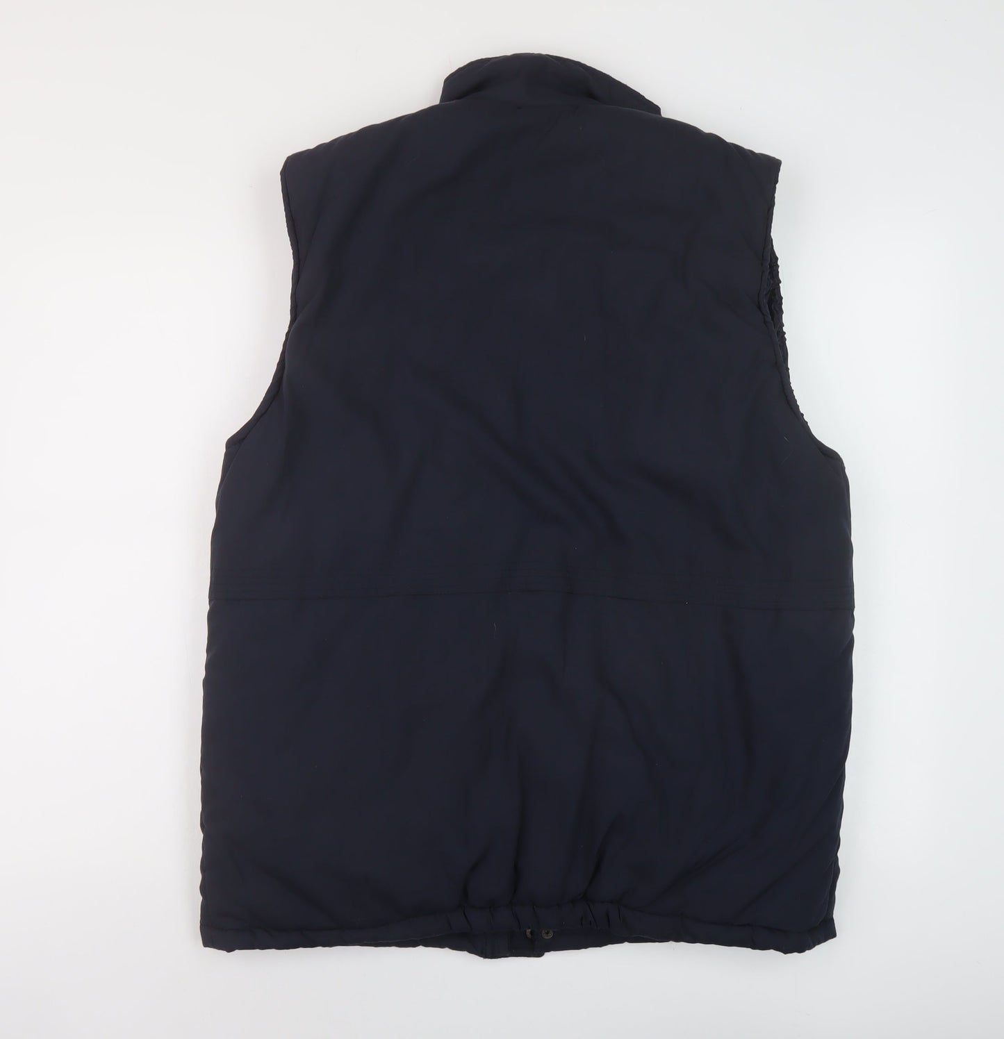 Fortress Mens Blue Gilet Waistcoat Size L Zip
