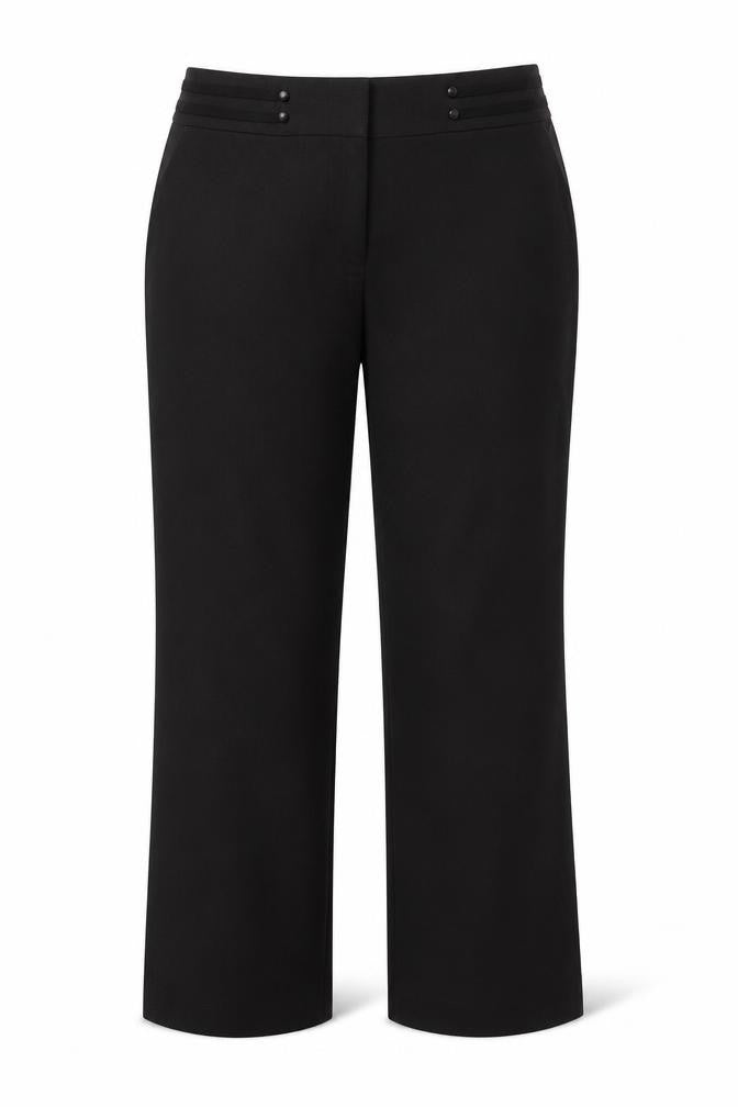 Brown Sugar Womens Grey Polyester Trousers Size 14 L31 in Regular Button
