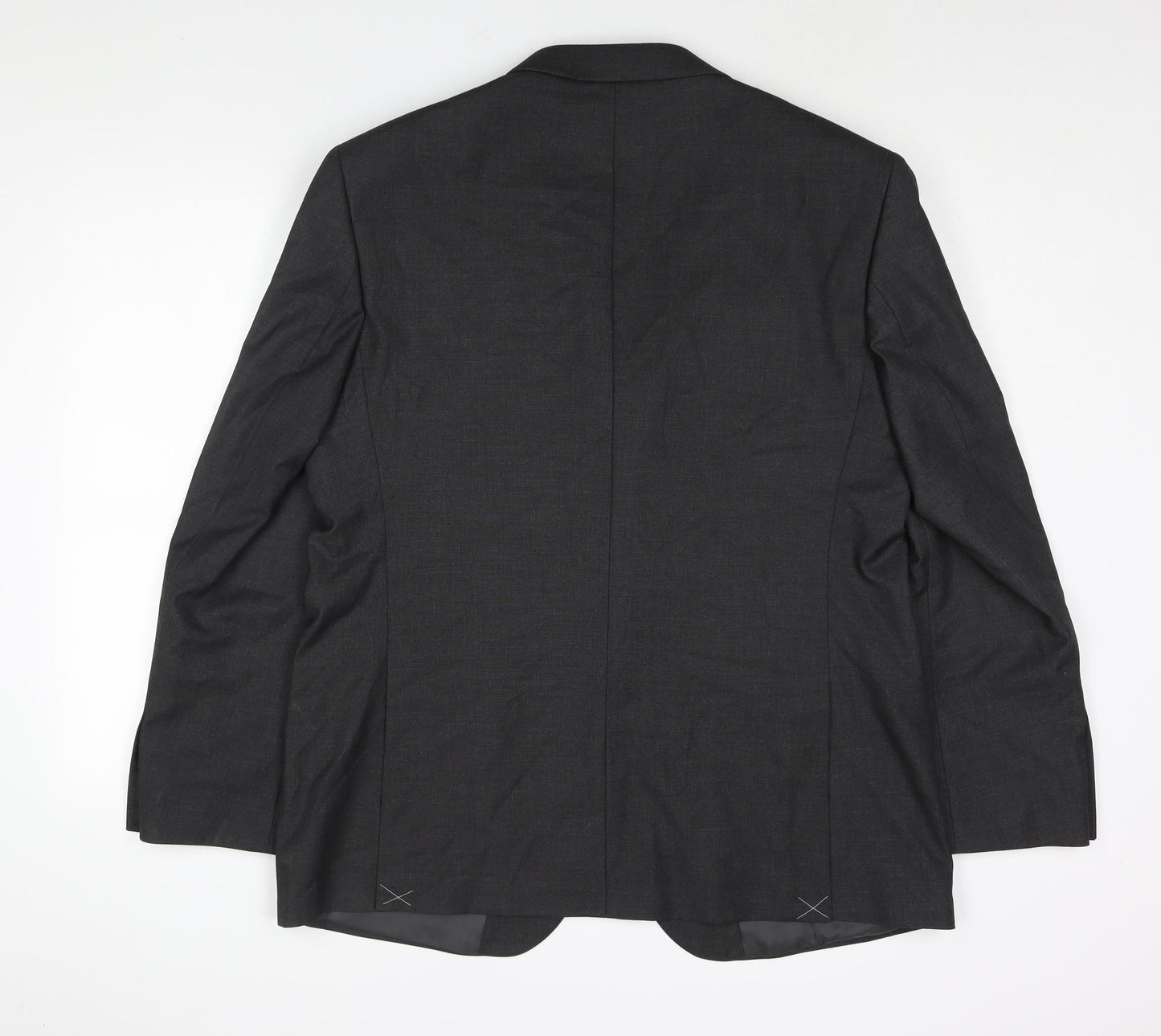 Marks and Spencer Mens Grey Polyester Jacket Suit Jacket Size 44 Regular