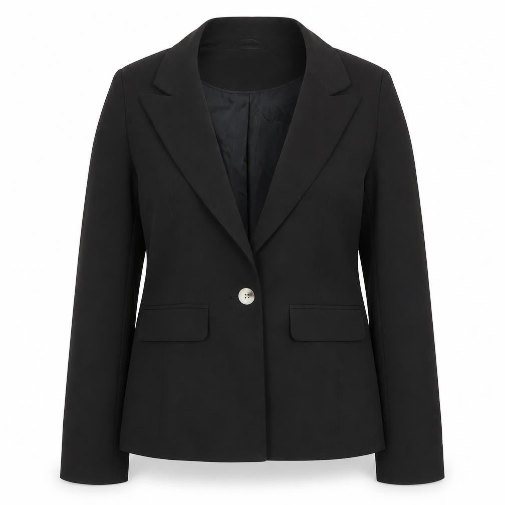 Miss Selfridge Womens Black Polyester Jacket Suit Jacket Size 10