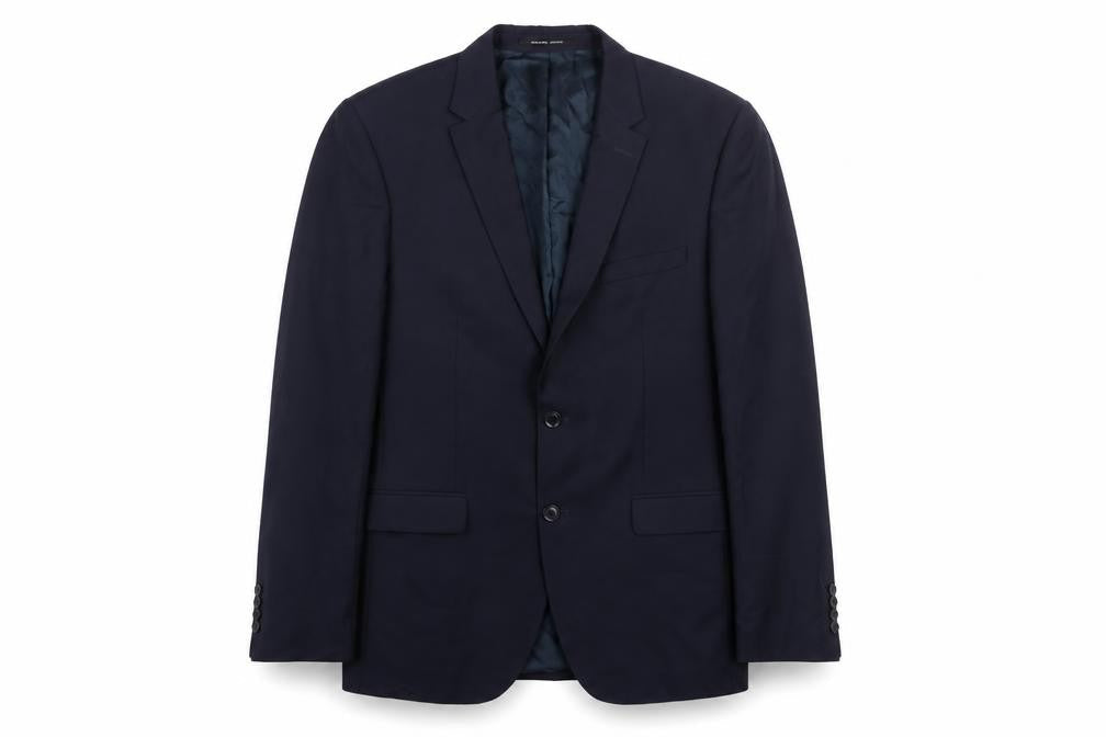 Selected Homme Mens Blue Polyester Jacket Suit Jacket Size 40 Regular