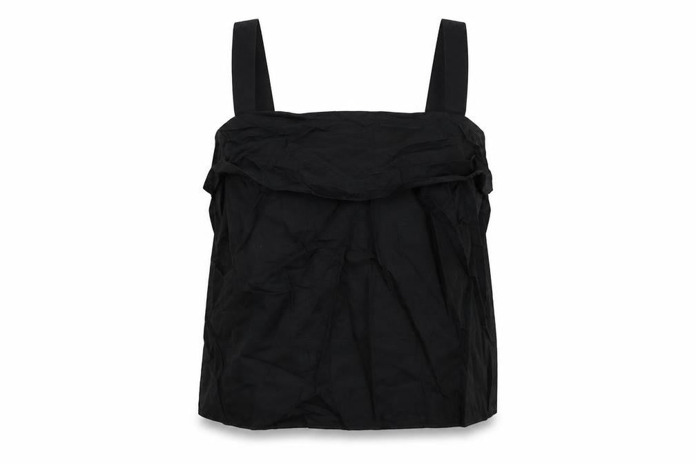 Marks & Spencer Womens Black Polyester Camisole Blouse Size 22 Square Neck