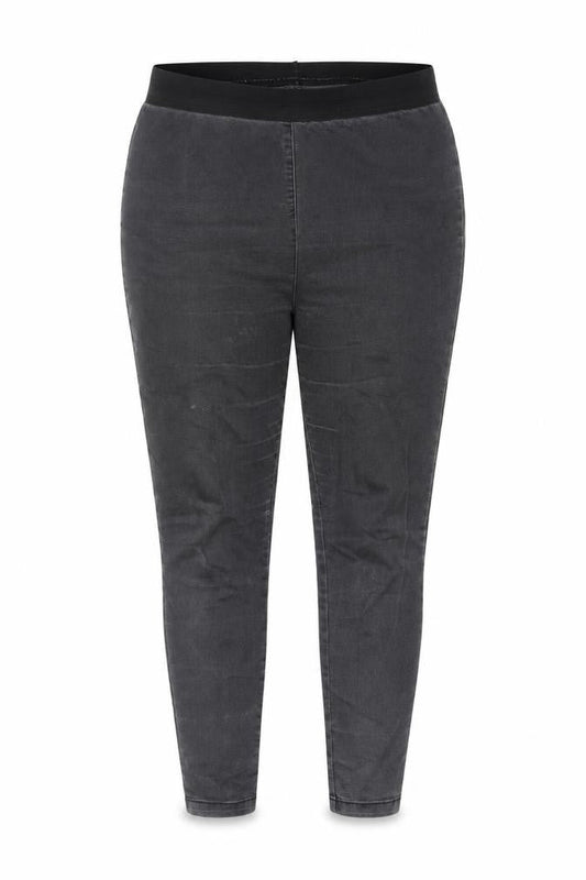 Marks & Spencer Womens Grey Cotton Jegging Jeans Size 14 L29 in Regular