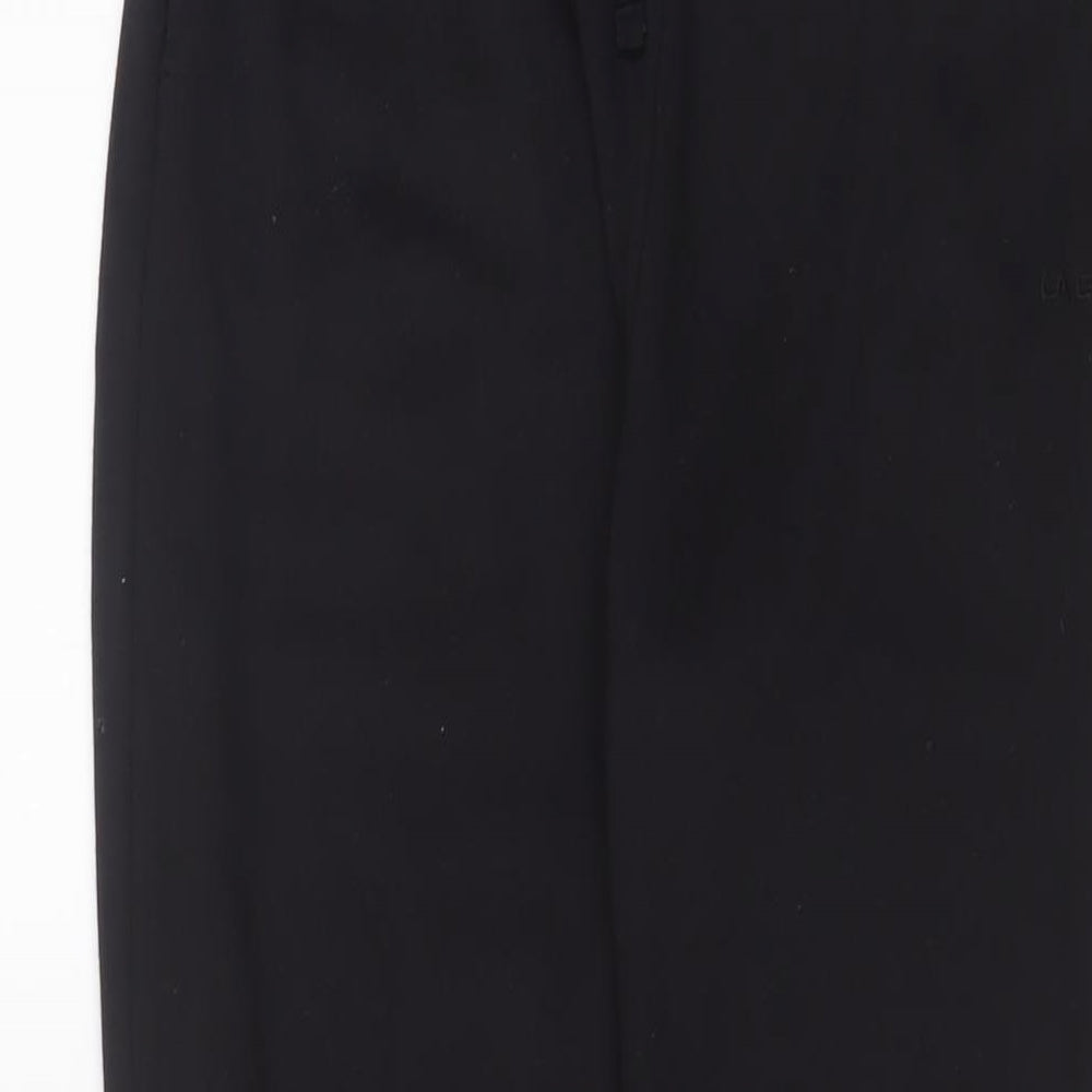 LA Gear Womens Black Polyester Jogger Trousers Size 12 L24 in Regular Drawstring