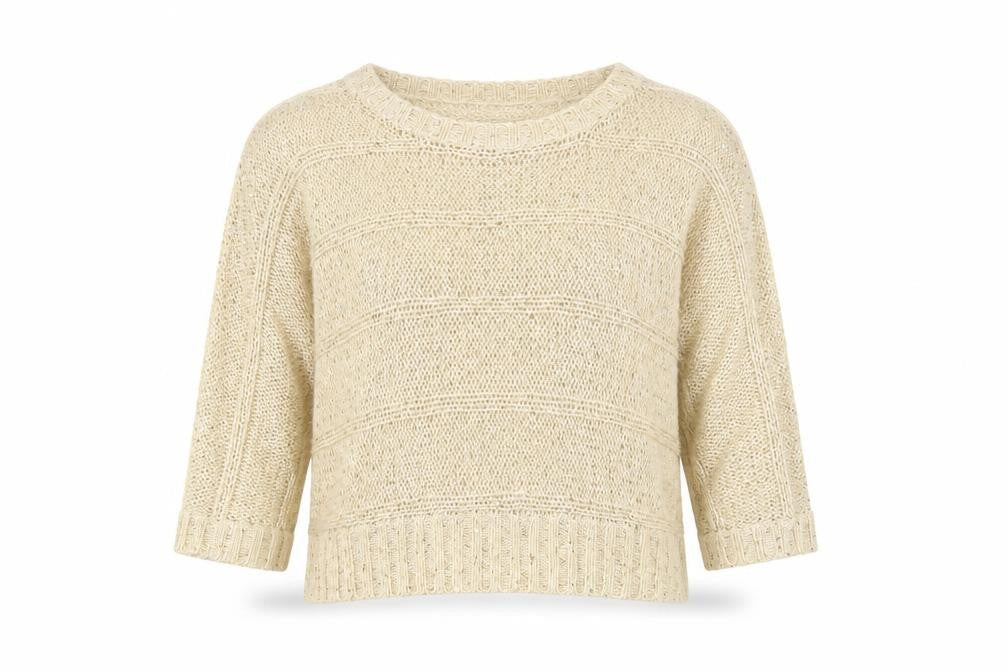 Select Womens Gold Boat Neck Acrylic Pullover Jumper Size 16 - Sequins