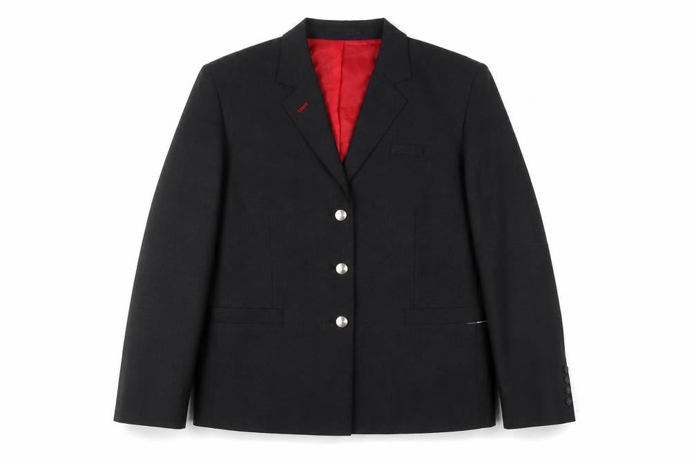 Dimensions Womens Grey Jacket Blazer Size 18 Button
