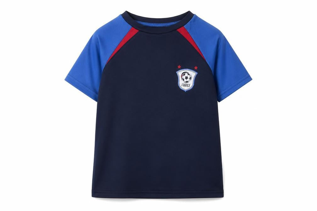 Dunnes Stores Boys Blue Polyester Basic T-Shirt Size 9-10 Years Crew Neck Pullover - France
