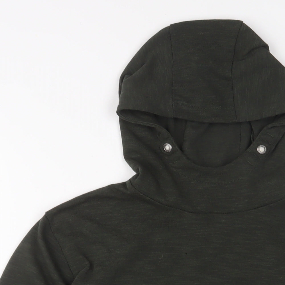 NEXT Boys Green Polyester Pullover Hoodie Size 9 Years Pullover