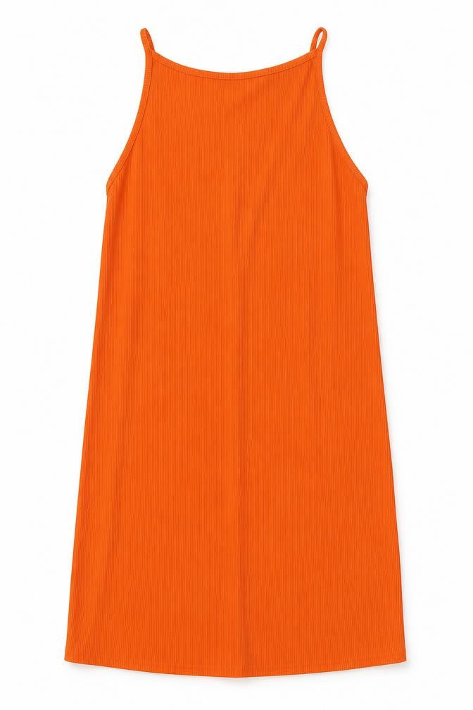 Boohoo Womens Orange Polyester A-Line Size 16 Scoop Neck Pullover