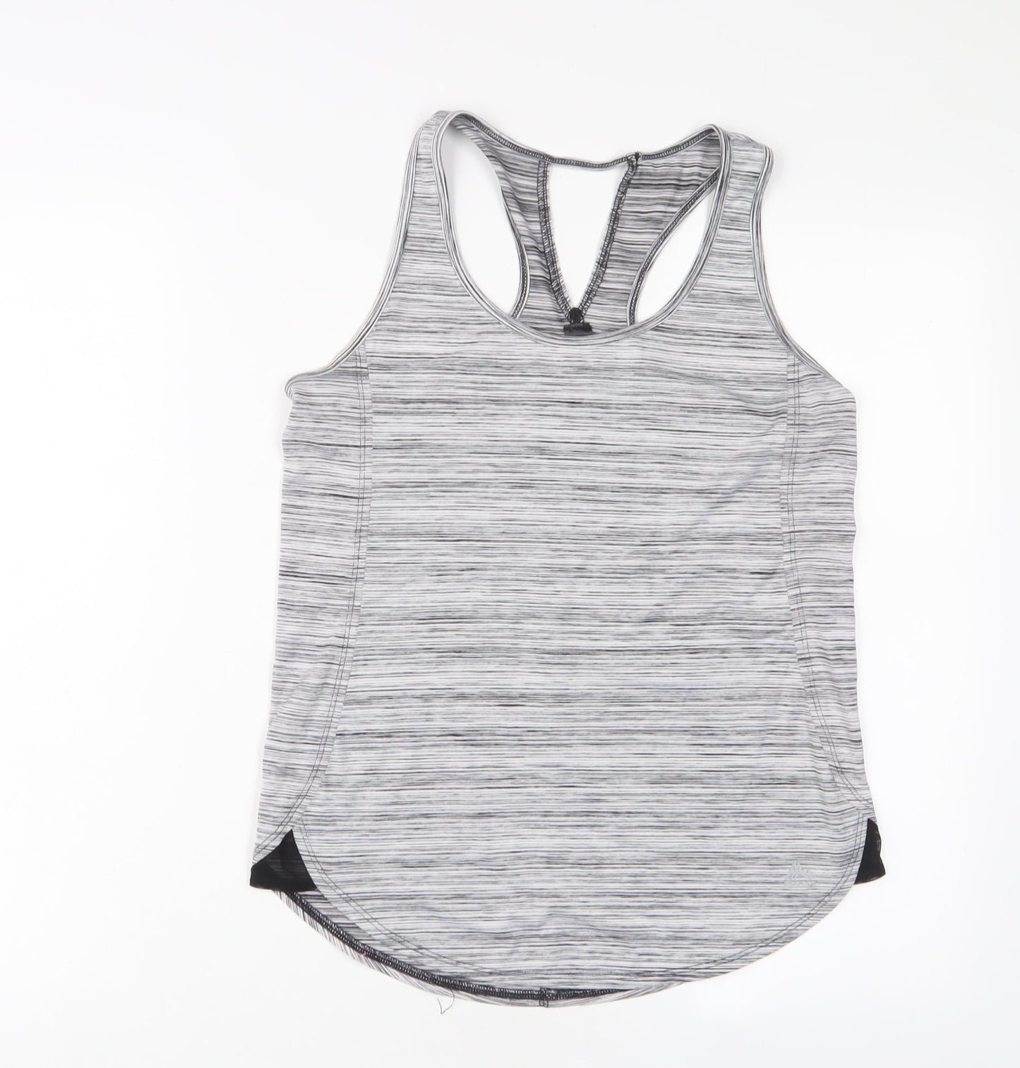 RBX Womens Grey Polyester Basic Tank Size S Scoop Neck Pullover