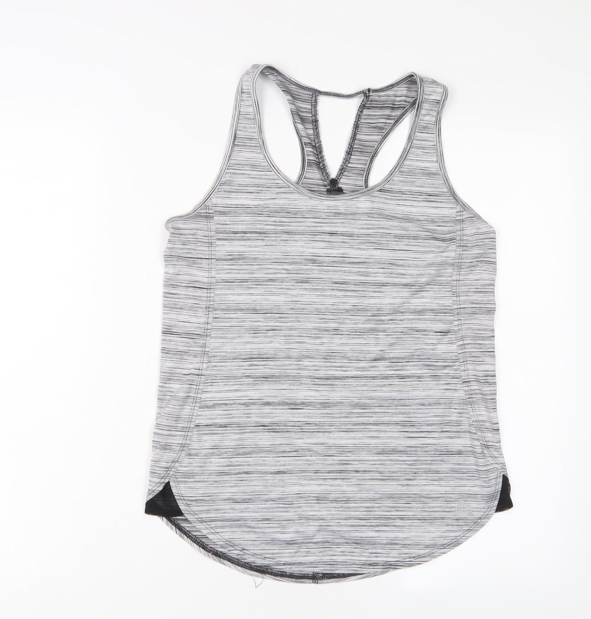 RBX Womens Grey Polyester Basic Tank Size S Scoop Neck Pullover