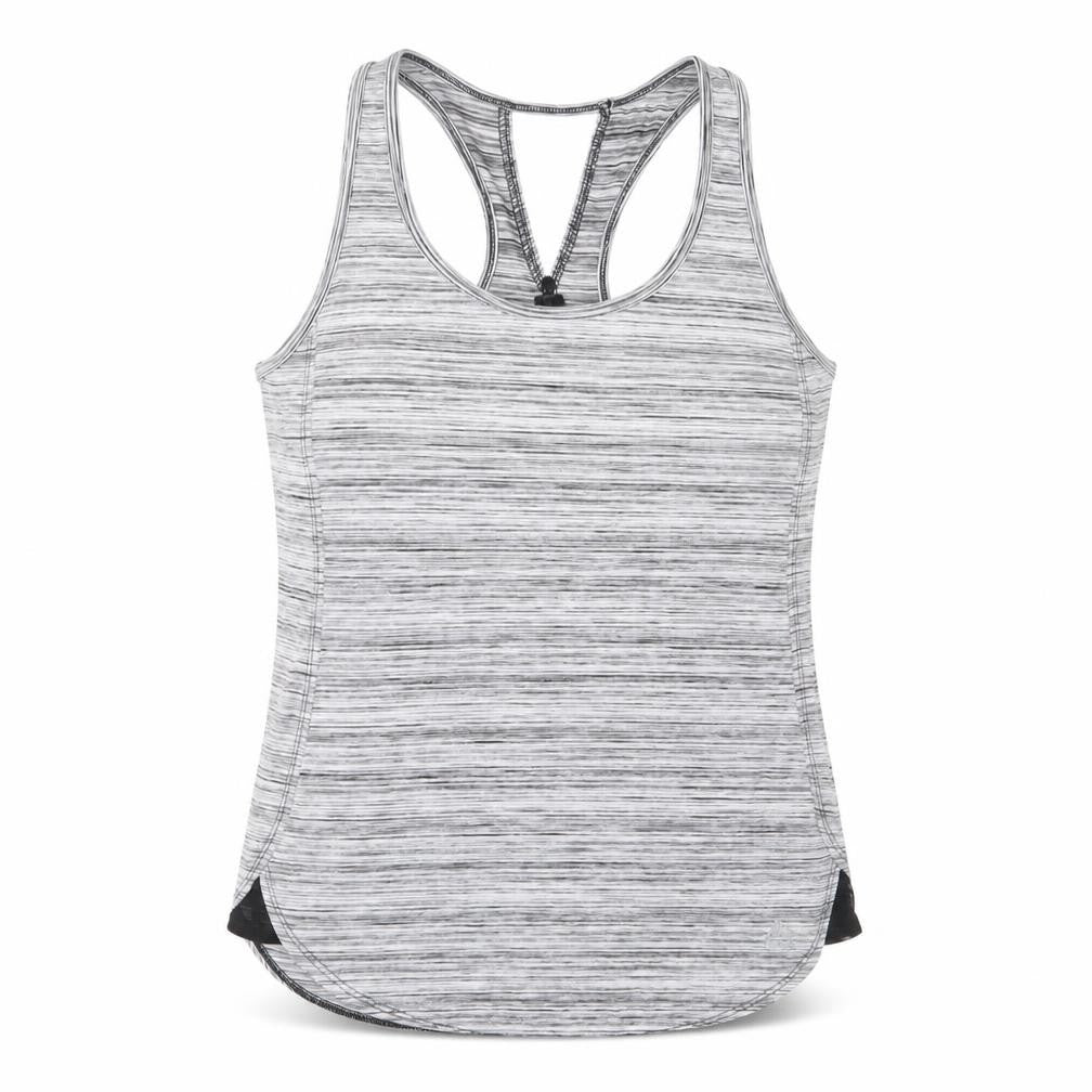 RBX Womens Grey Polyester Basic Tank Size S Scoop Neck Pullover