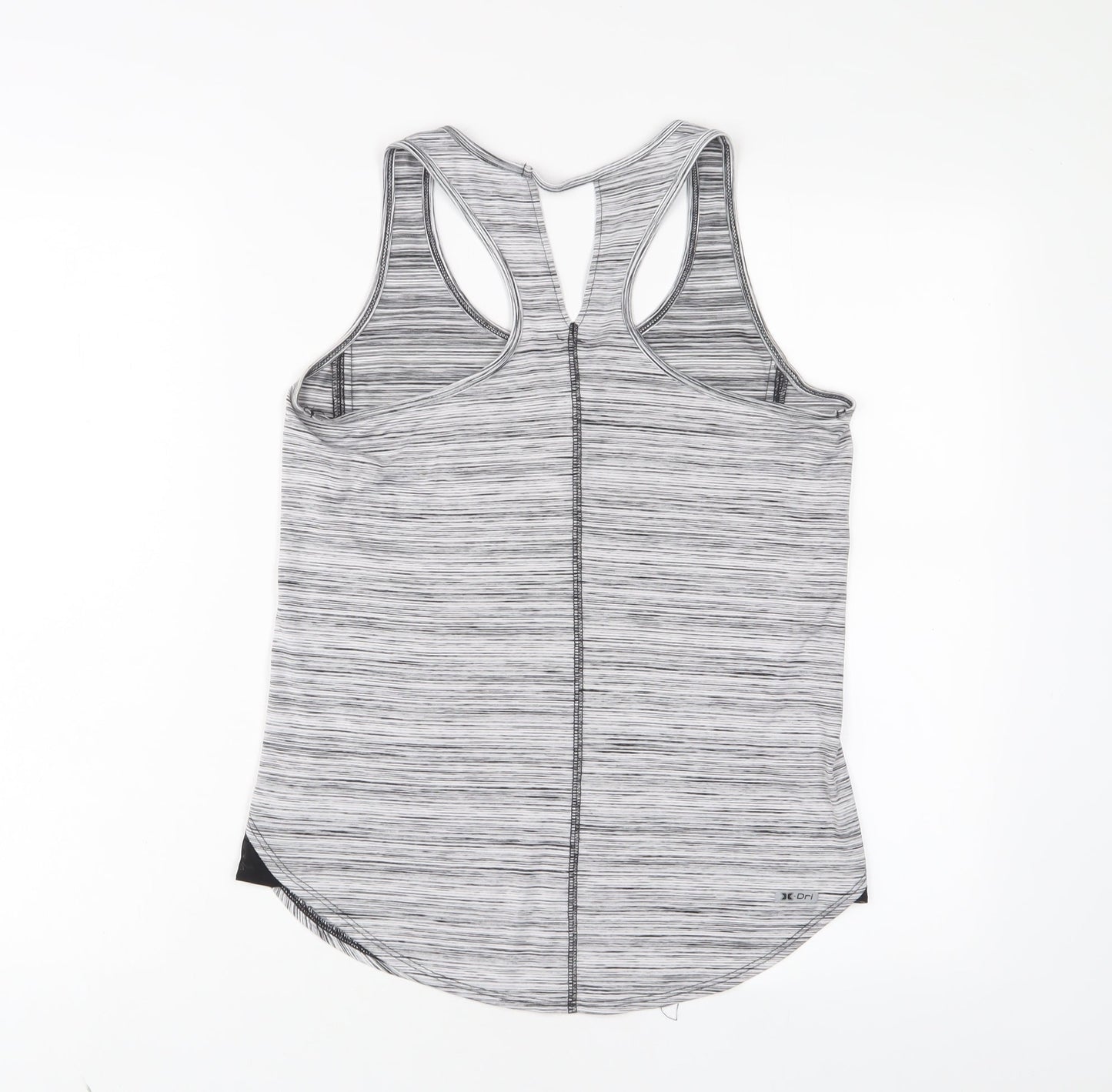 RBX Womens Grey Polyester Basic Tank Size S Scoop Neck Pullover