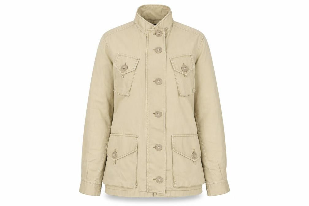French Connection Womens Beige Jacket Size 8 Zip