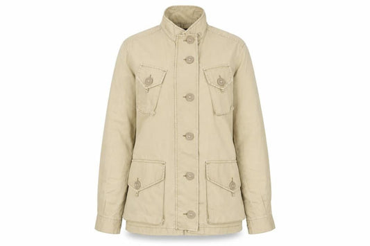 French Connection Womens Beige Jacket Size 8 Zip