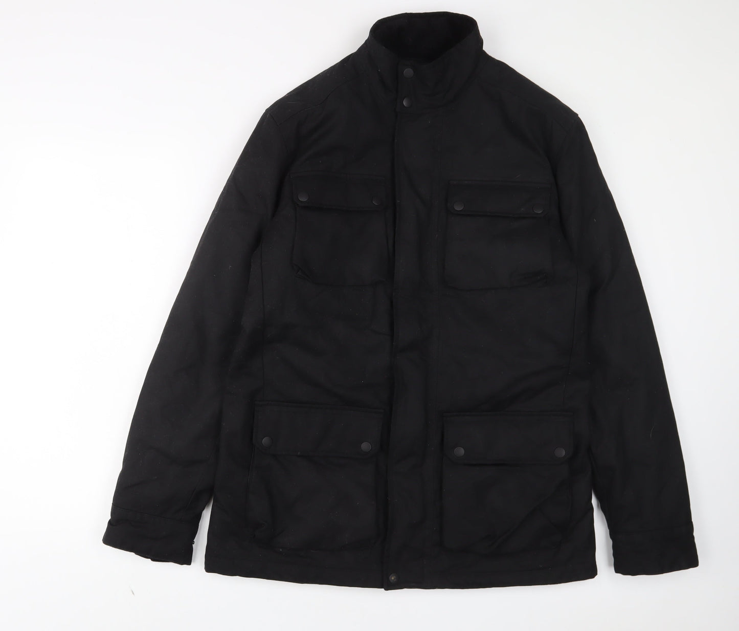 Marks and Spencer Mens Black Jacket Size M Zip