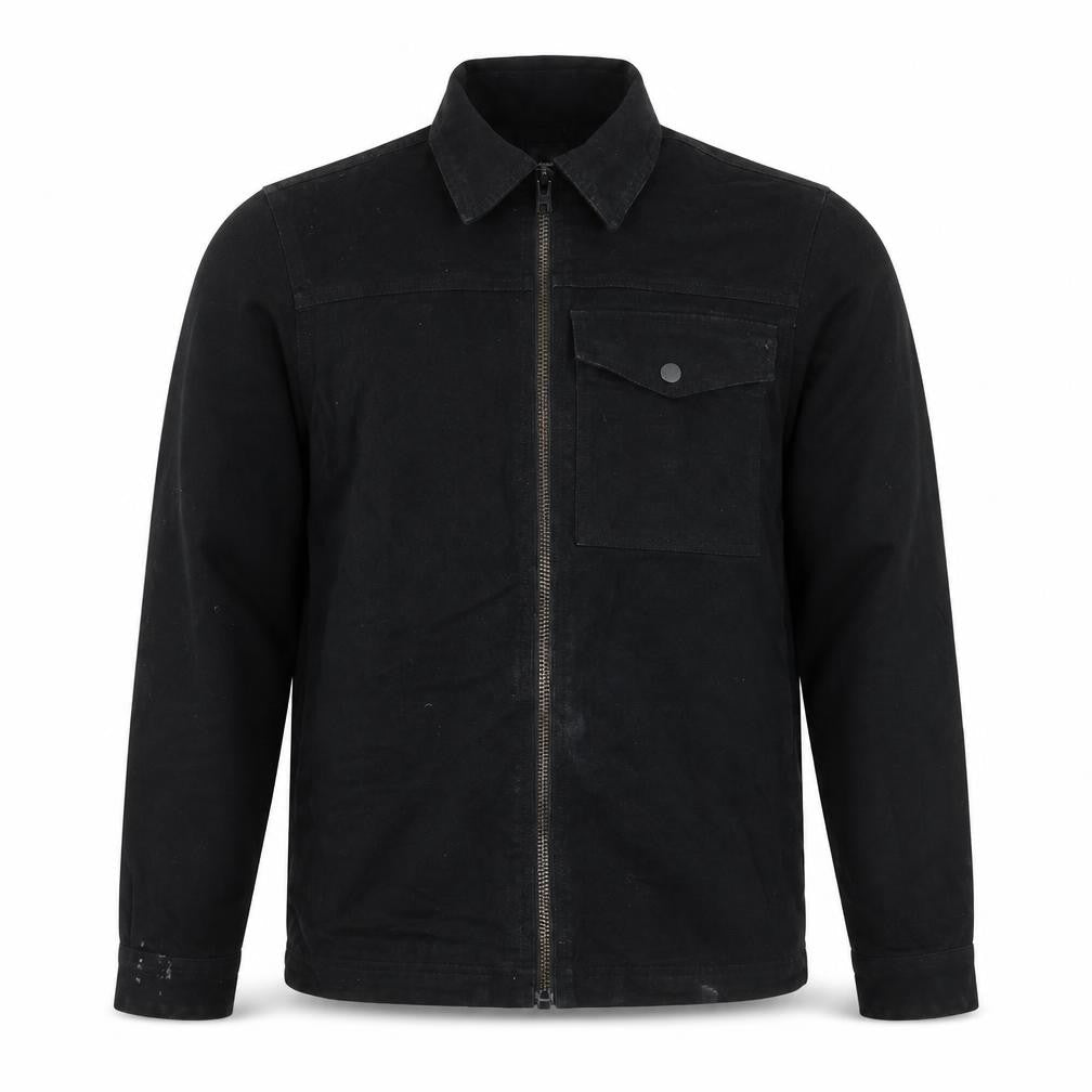 River Island Mens Black Jacket Size XS Zip
