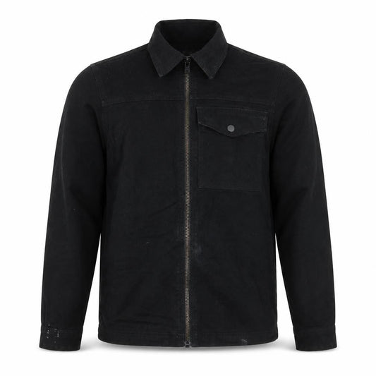 River Island Mens Black Jacket Size XS Zip